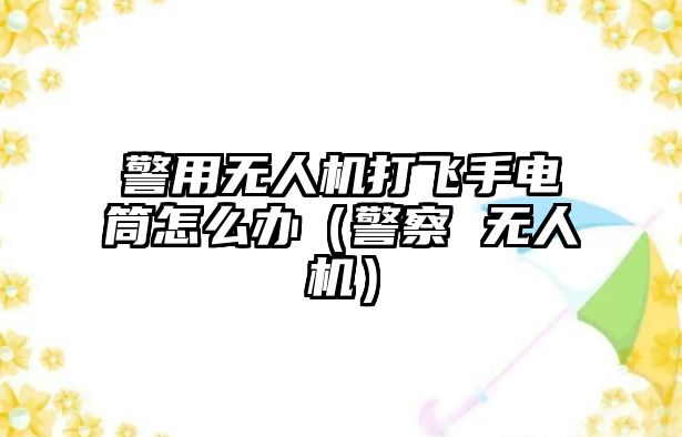 警用無人機打飛手電筒怎么辦（警察 無人機）