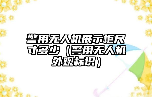 警用無人機展示柜尺寸多少（警用無人機外觀標識）