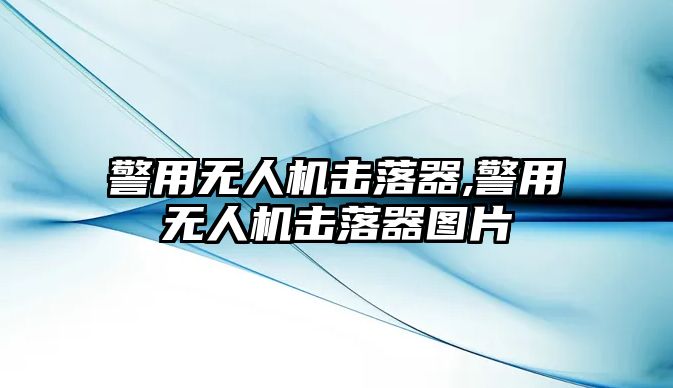 警用無人機擊落器,警用無人機擊落器圖片