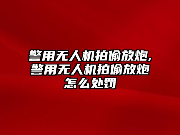 警用無人機(jī)拍偷放炮,警用無人機(jī)拍偷放炮怎么處罰