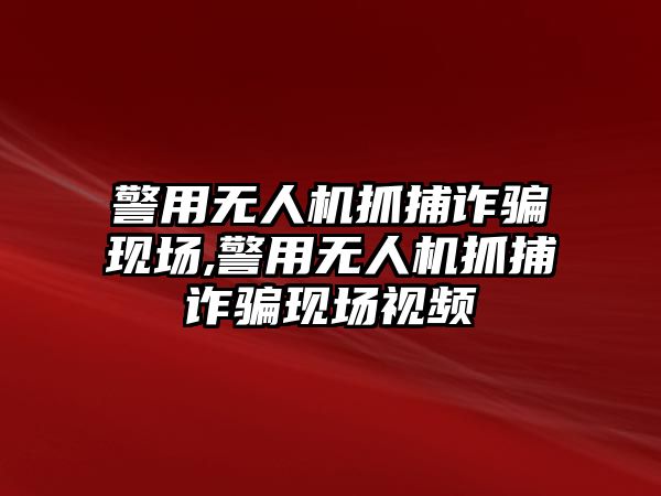 警用無人機抓捕詐騙現場,警用無人機抓捕詐騙現場視頻