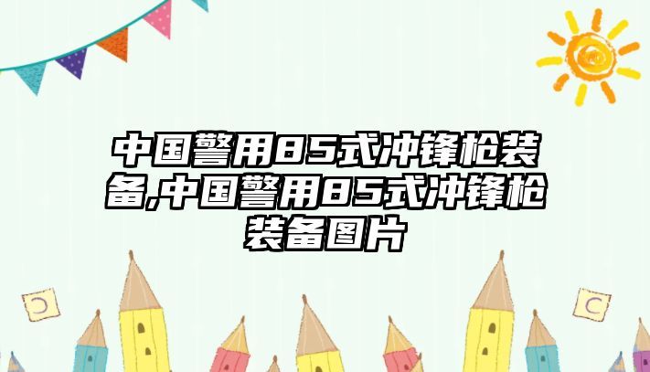 中國警用85式?jīng)_鋒槍裝備,中國警用85式?jīng)_鋒槍裝備圖片