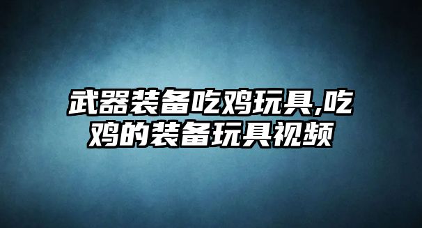 武器裝備吃雞玩具,吃雞的裝備玩具視頻