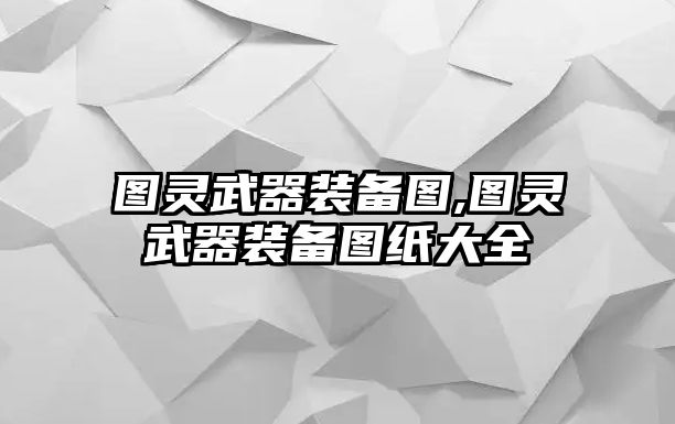 圖靈武器裝備圖,圖靈武器裝備圖紙大全