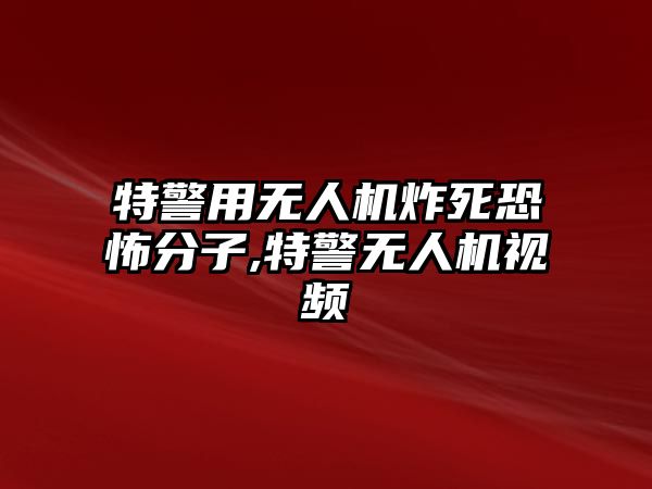 特警用無人機炸死恐怖分子,特警無人機視頻